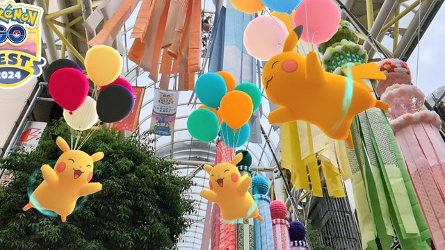 Pokémon GO AR photography, Pikachu